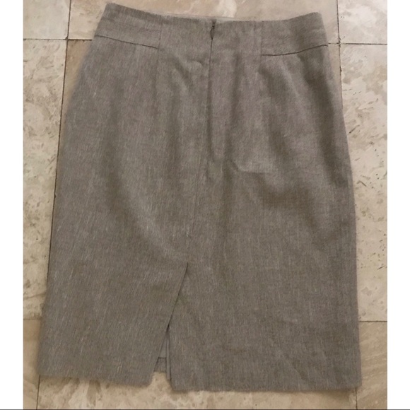 Ann Taylor tan pencil skirt - Picture 2 of 5